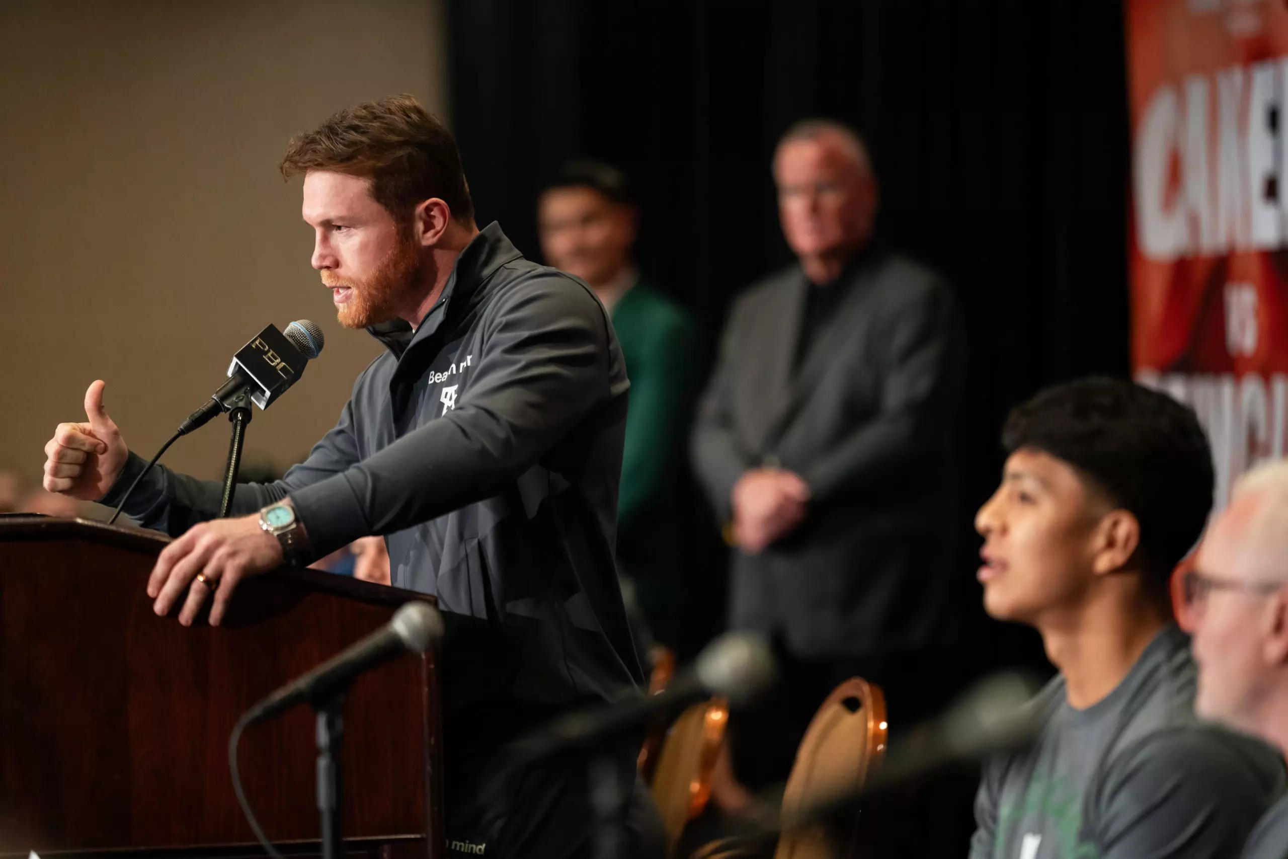 Canelo and Jaime Munguía Promise All-Action at Spirited Presser