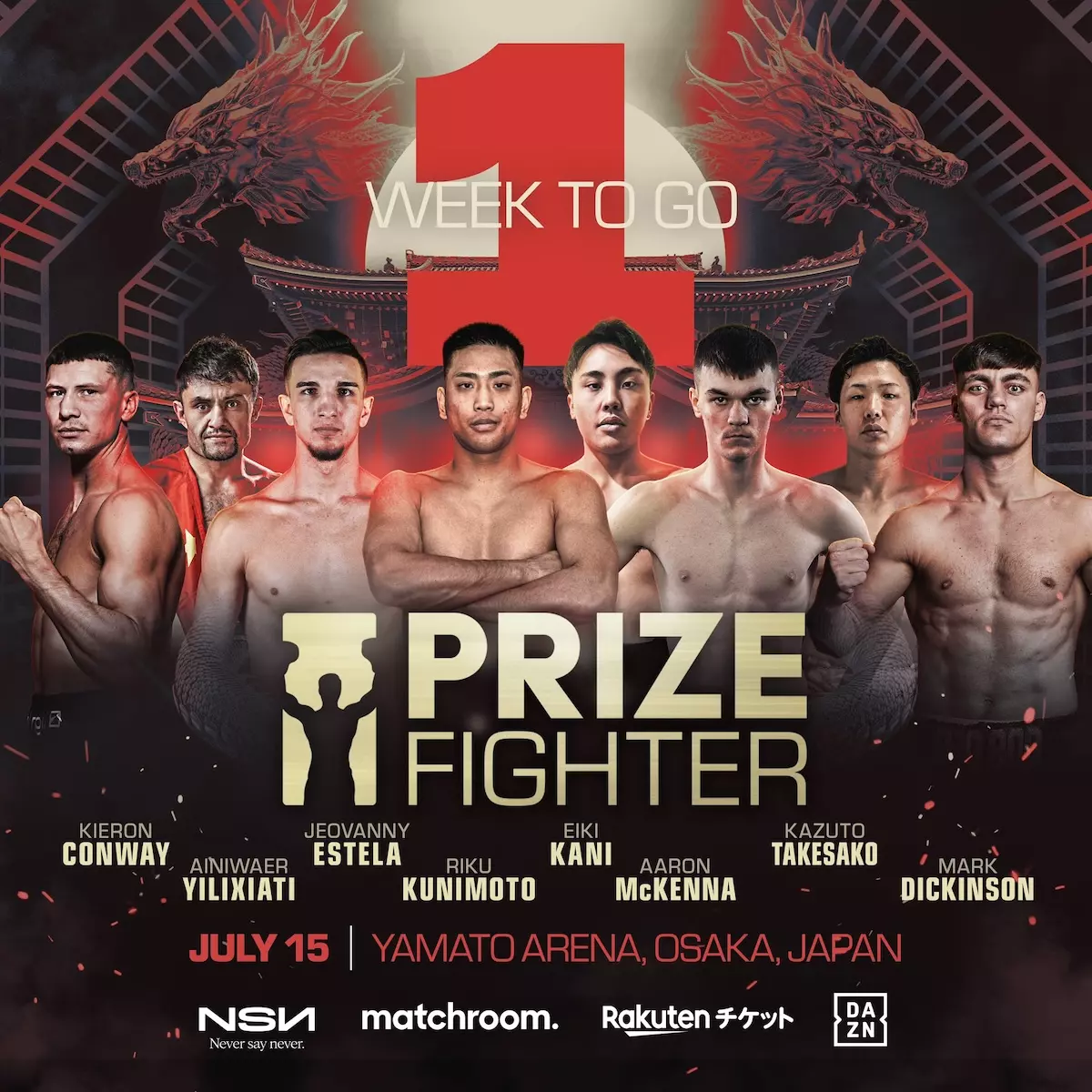 Unbeaten Middleweight Contender Feeling Confident Ahead of Prizefighter Tournament in Osaka Live on DAZN - Jeovanny Estela