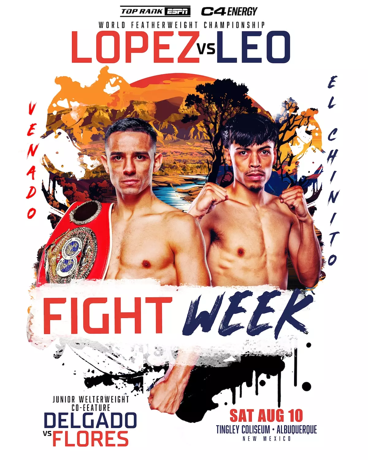 Luis Alberto Lopez vs. Angelo Leo: How to Stream, Betting Odds and Fight Card