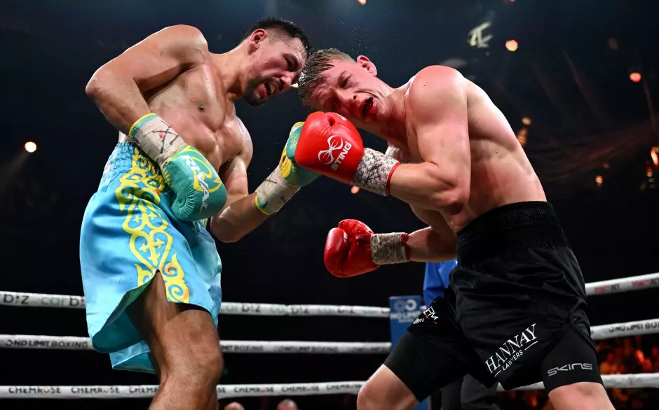 Janibek Alimkhanuly Puts a Beating on Andrei Mikhailovich