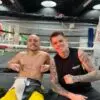 Sunny Edwards and Charlie Edwards in Training