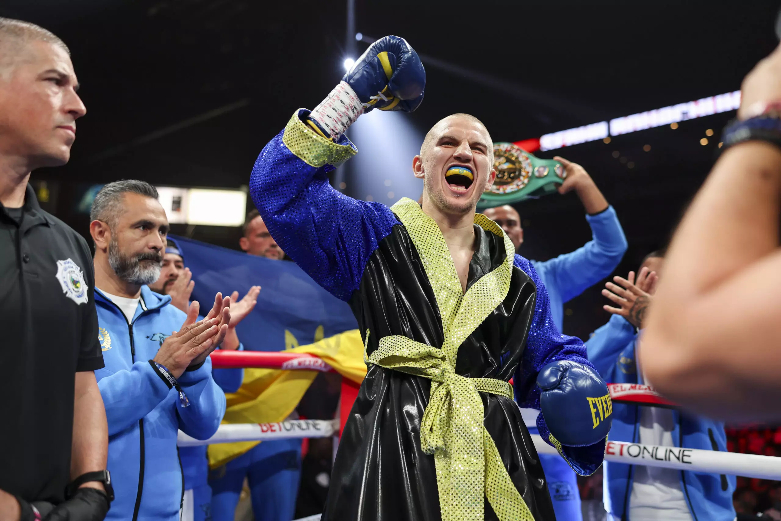 Shane Mosley Jr vs Serhii Bohachuk: Serhii Bohachuck announced in the ring before a fight