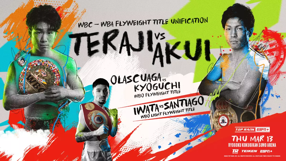 Kenshiro Teraji vs. Seigo Yuri Akui Headlines World Title Tripleheader – Full Card Preview
