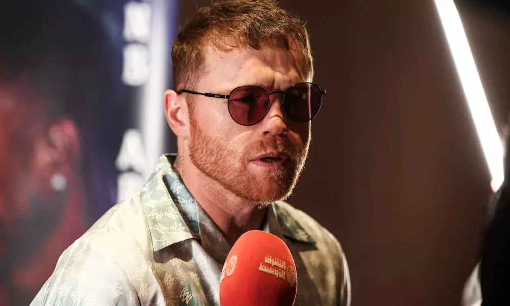 Canelo Alvarez. Media day. Canelo v Scull & undercard. Riyadh, Saudia Arabia on the 28th April 2025.