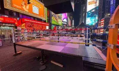 Oscar De La Hoya Rips Devin Haney Over Times Square Performance