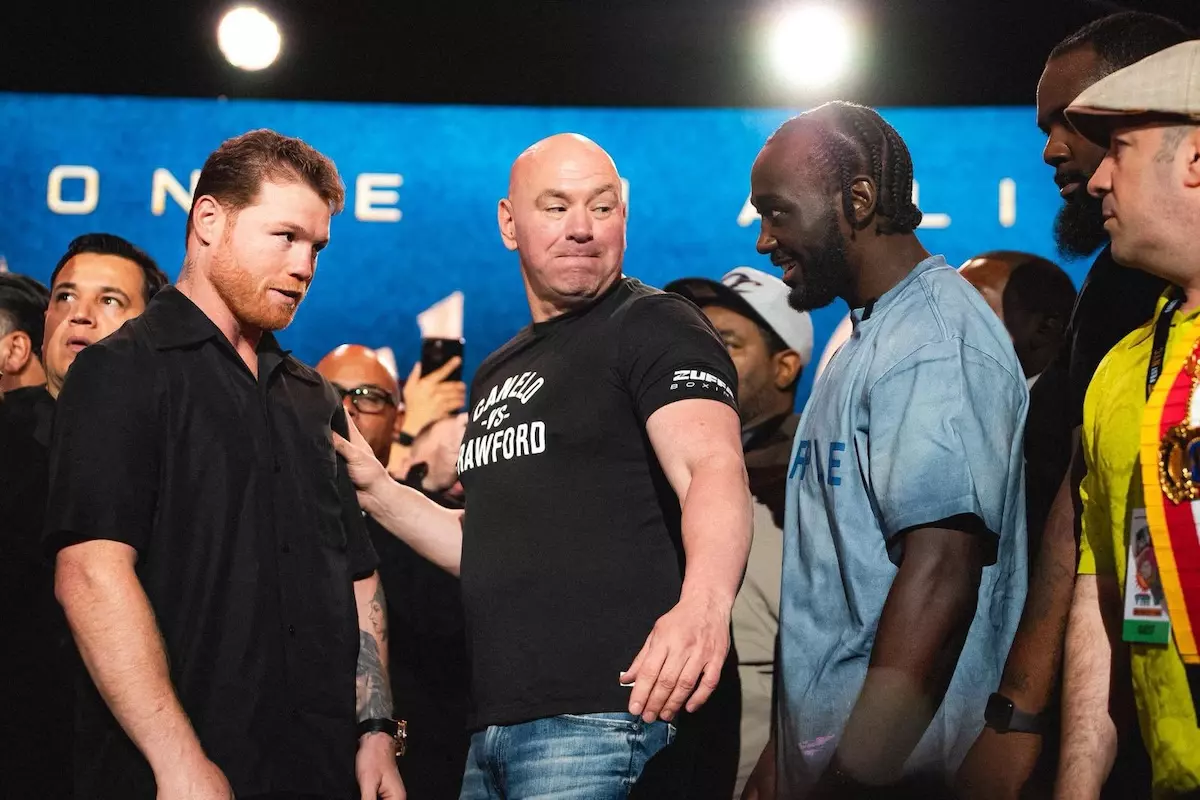 Dana White sends message to Eddie Hearn and Frank Warren ahead of Canelo vs Crawford