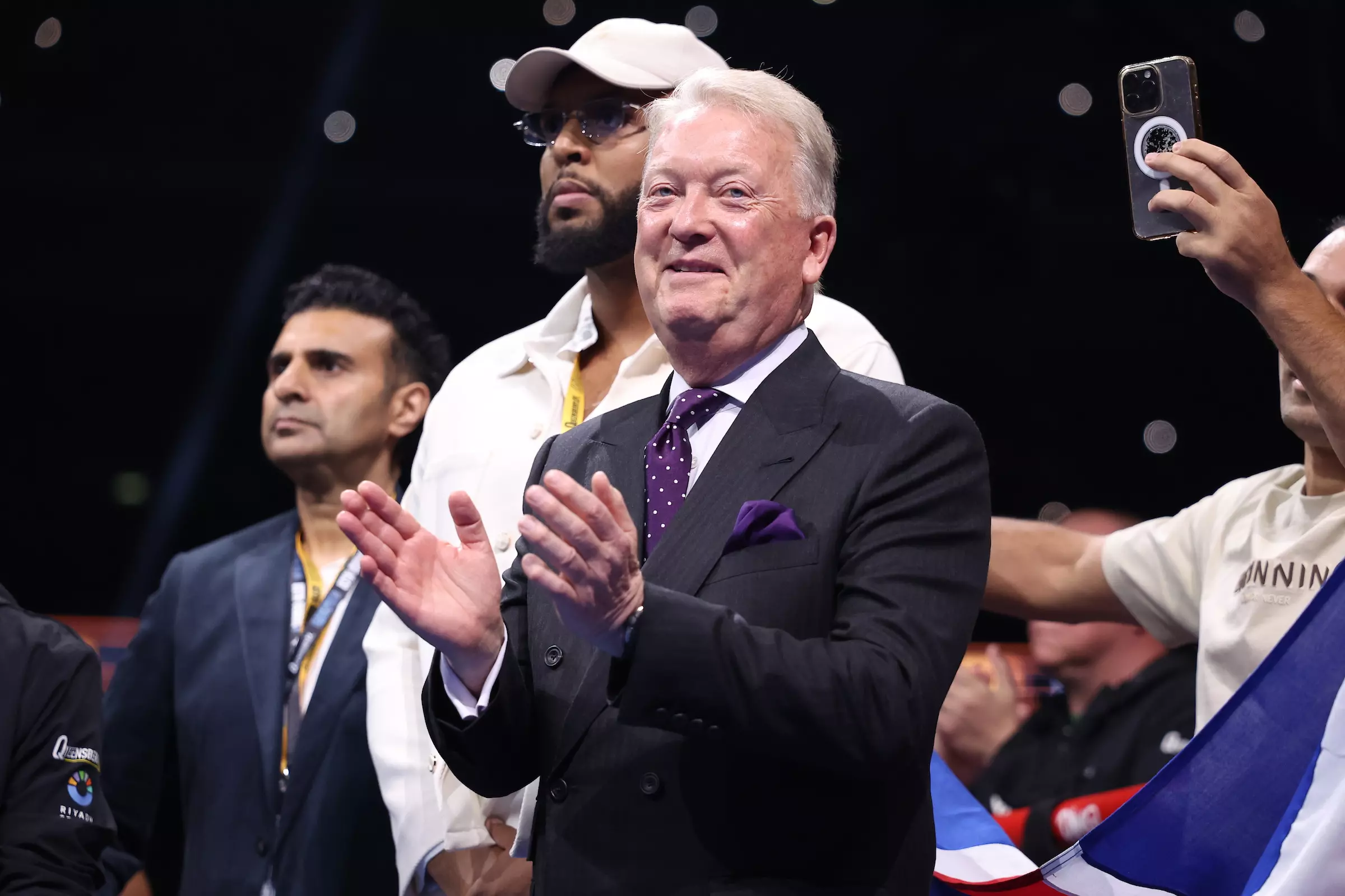 Frank Warren ahead of Oleksandr Usyk vs Daniel Dubois at Wembley Stadium.