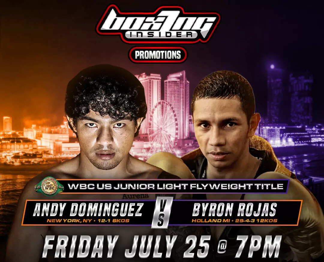 Byron Rojas Looks to Return to Top With Win in Atlantic City