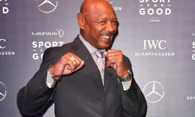 Marvin Hagler destroys Alan Minter to become world middleweight champion - Marvin Hagler vs Alan Minter