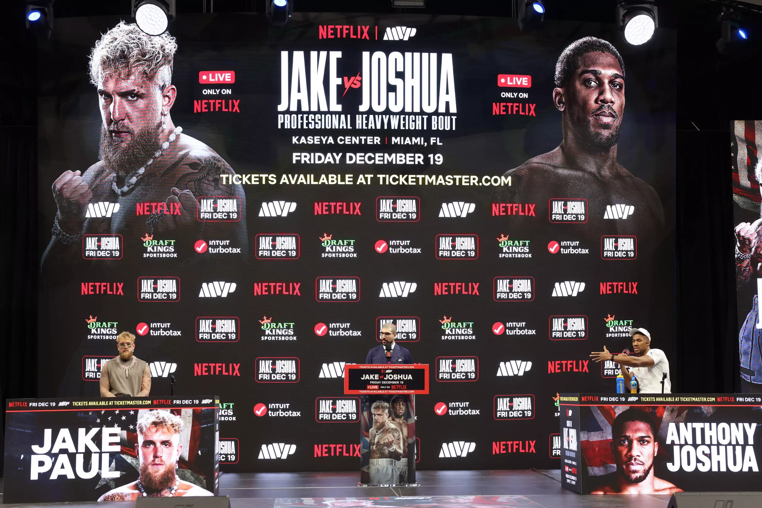 Jake Paul vs Anthony Joshua - the Kaseya Center's biggest sporting moments