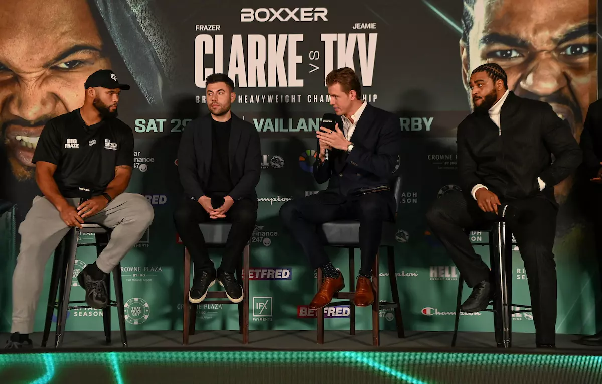Frazer Clarke vs. Jeamie Tshikeva press conference quotes and fight prediction