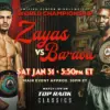Xander Zayas vs Abass Baraou - how to stream, betting odds and fight card