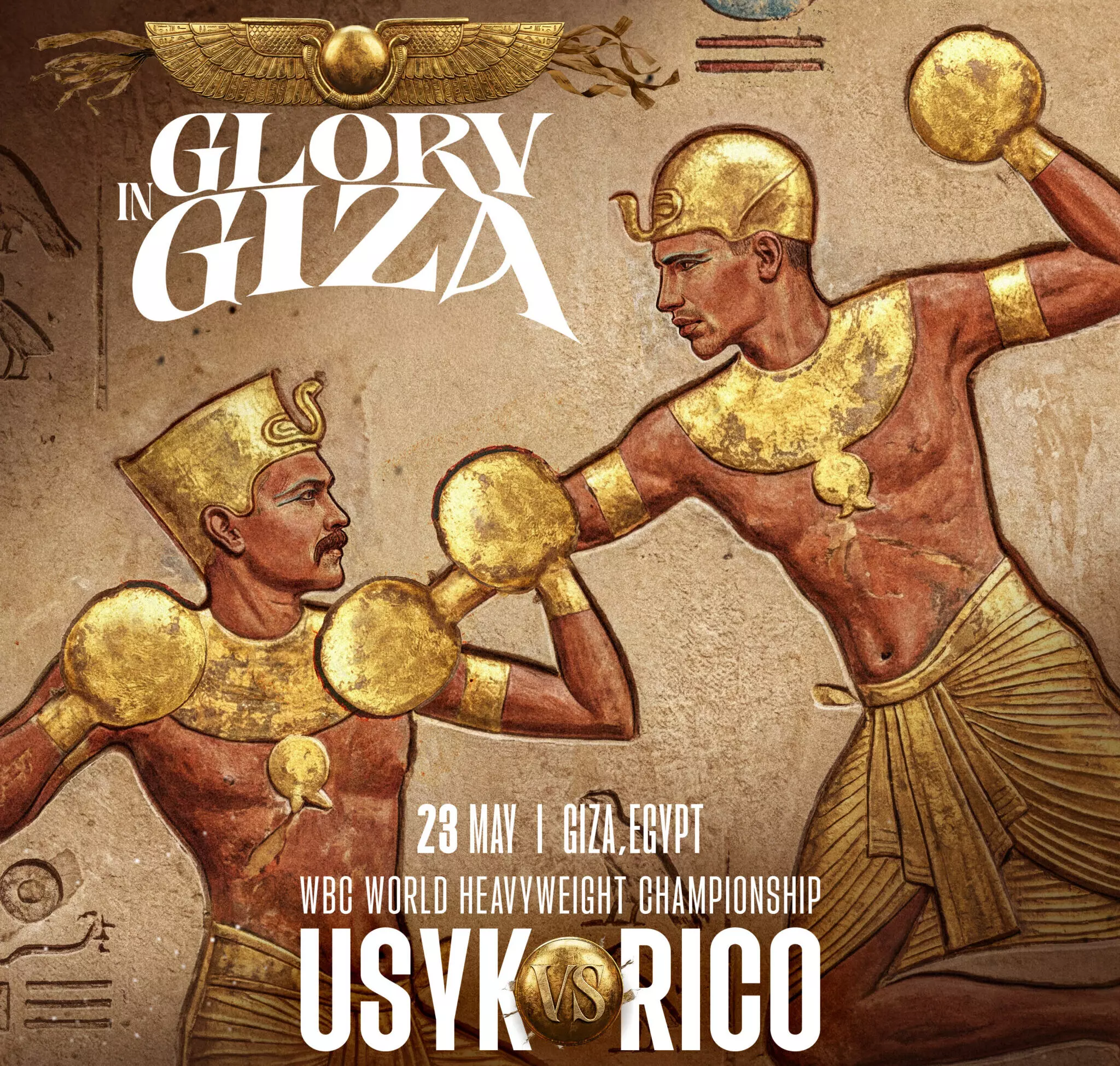 Oleksandr Usyk vs Rico Verhoeven: Ring Magazine promotional poster