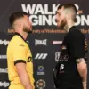 Conah Walker and Sam Eggington face off