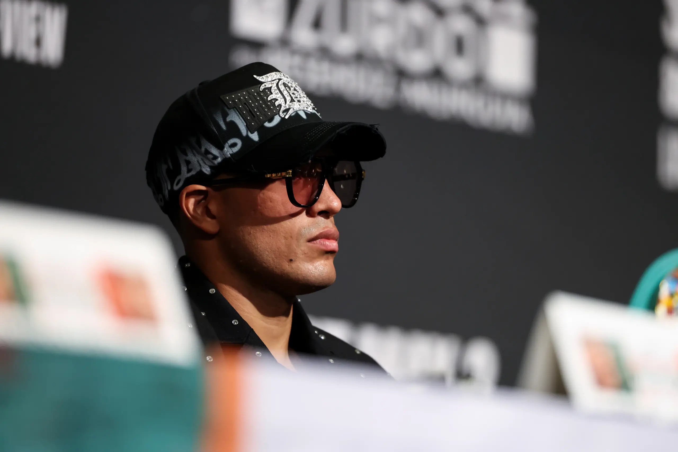 David Benavidez at pre-fight presser before Gilberto Ramirez clash.