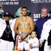 David Benavidez at weigh in before Gilberto Ramirez fight.