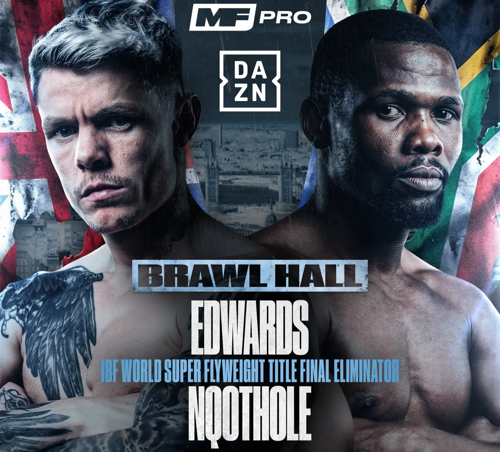 Fight poster for Charlie Edwards vs. Sikho Nqothole