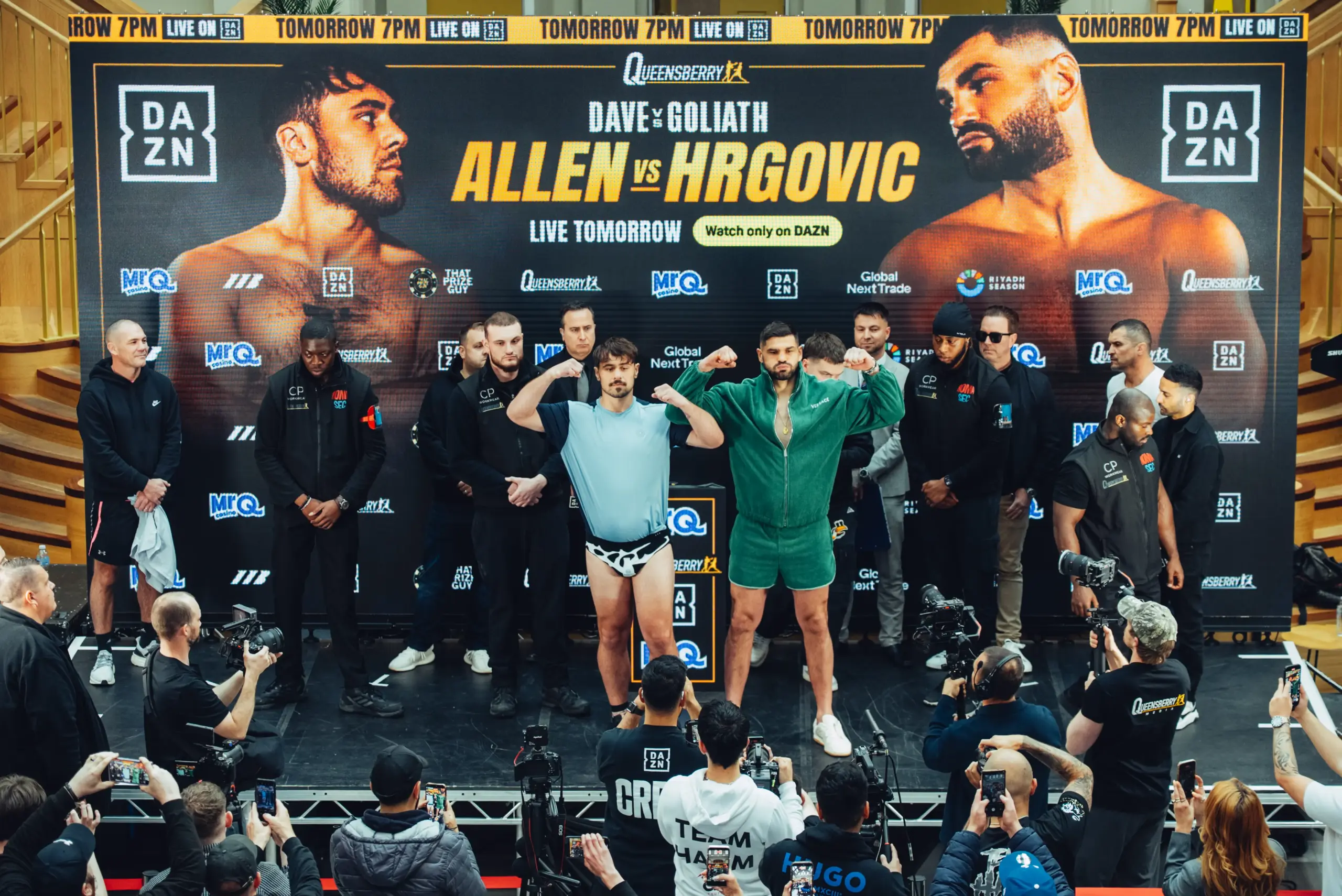 Dave Allen vs Filip Hrgovic at May 15 weigh in