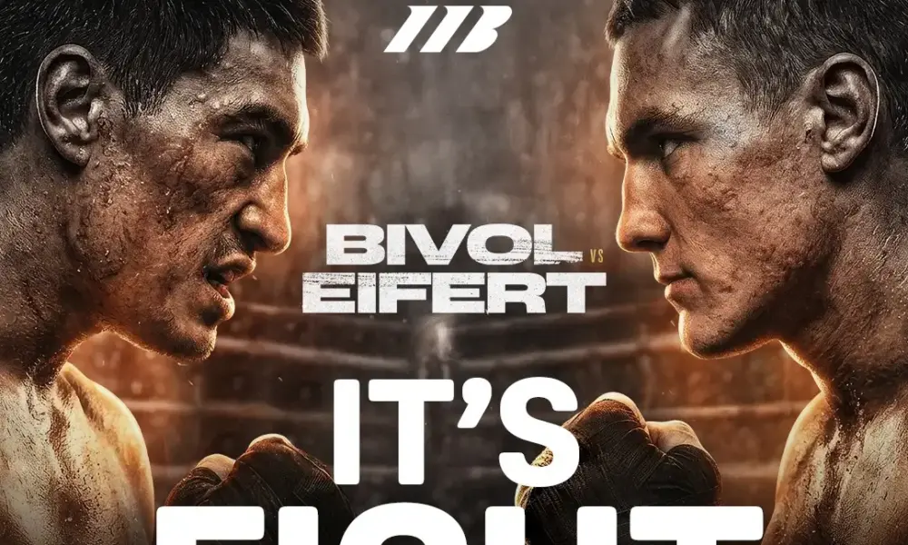 Fight poster for Dmitry Bivol vs. Michael Eifert