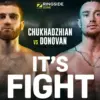 Fight poster for Karen Chukhadzhian vs. Paddy Donovan