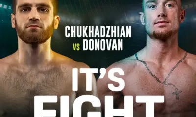 Fight poster for Karen Chukhadzhian vs. Paddy Donovan