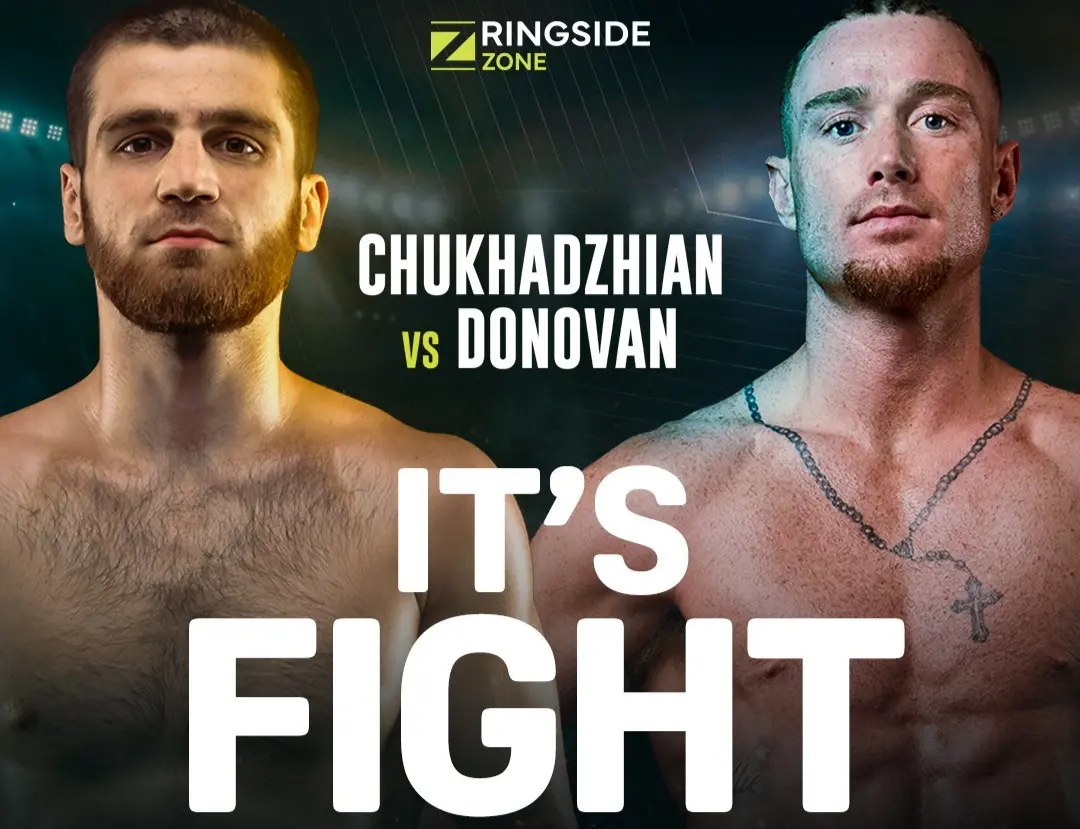 Fight poster for Karen Chukhadzhian vs. Paddy Donovan