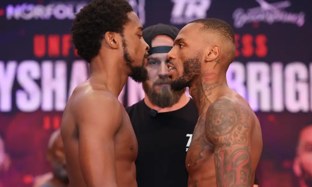 Keyshawn Davis and Nahir Albright face off ahead of their rematch