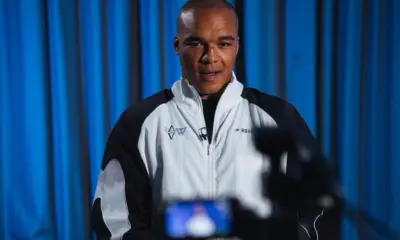 Fabio Wardley at Media Day before Daniel Dubois Fight