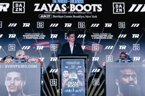 Xander Zayas vs Jaron 'Boots' Ennis: Xander Zayas and Jaron Ennis at their press conference
