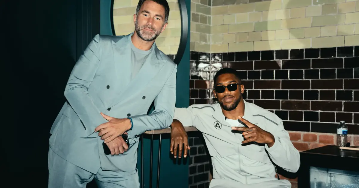 Anthony Joshua and Eddie Hearn Promo Shoot