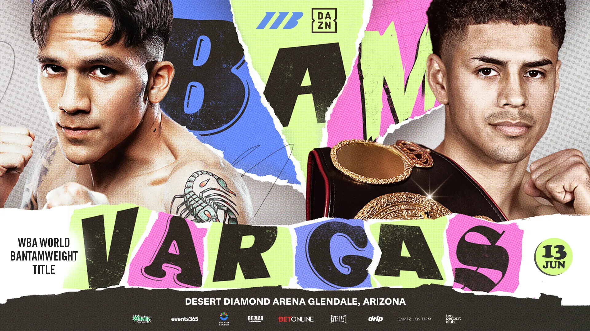 Main card results on June 13