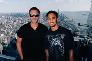 Richard Rivera: Eddie Hearn with Ben Whittaker in New York City