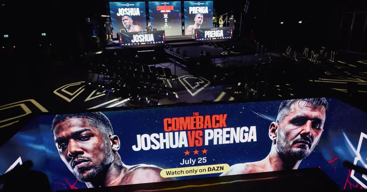 Venue for the first Anthony Joshua vs. Kristian Prenga press conference