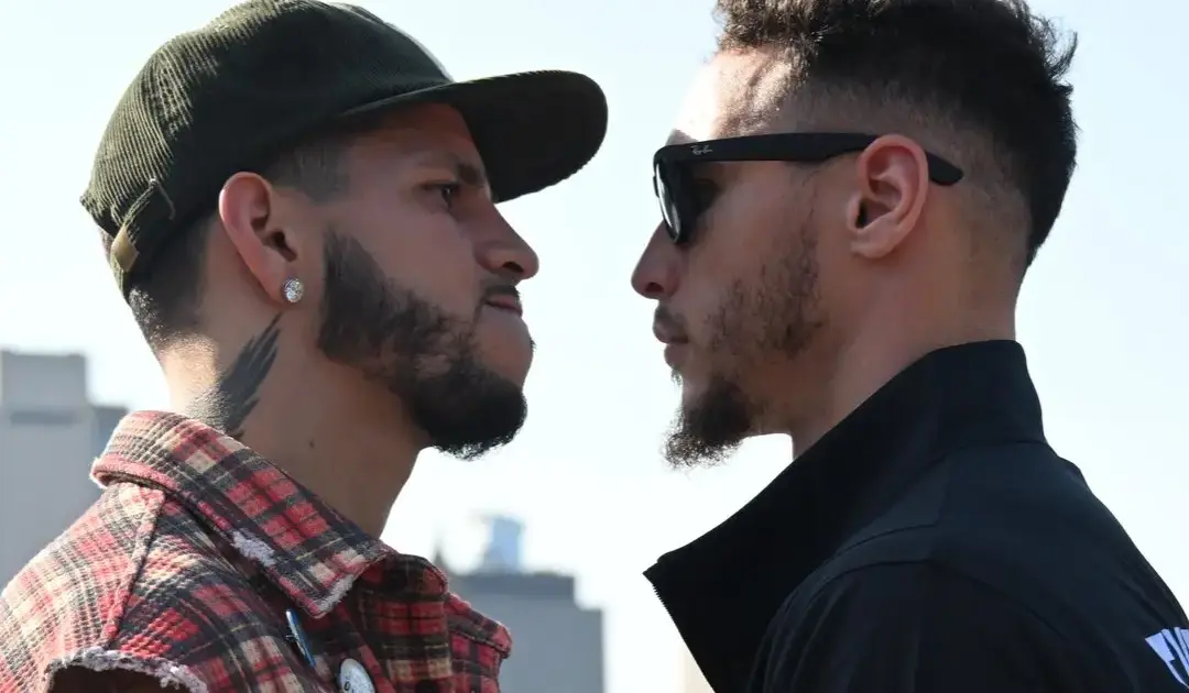 Edgar Berlanga and Steven Butler face off