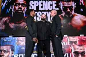 Tim Tszyu vs Errol Spence Jr final presser face off
