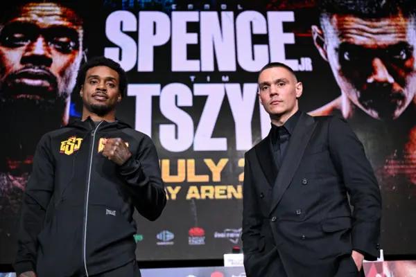 Tim Tszyu and Errol Spence Jr. face the cameras