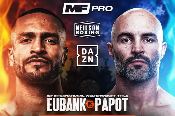 Harlem Eubank vs. David Papot fight poster