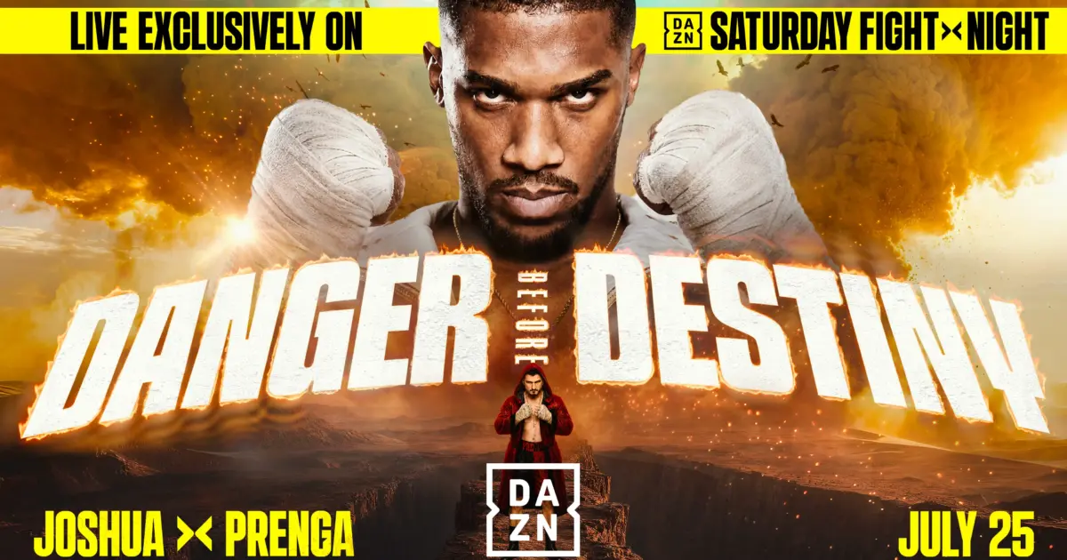 Poster for Anthony Joshua vs. Kristian Prenga