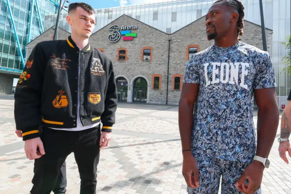 Aaron McKenna and Etinosa Oliha face off