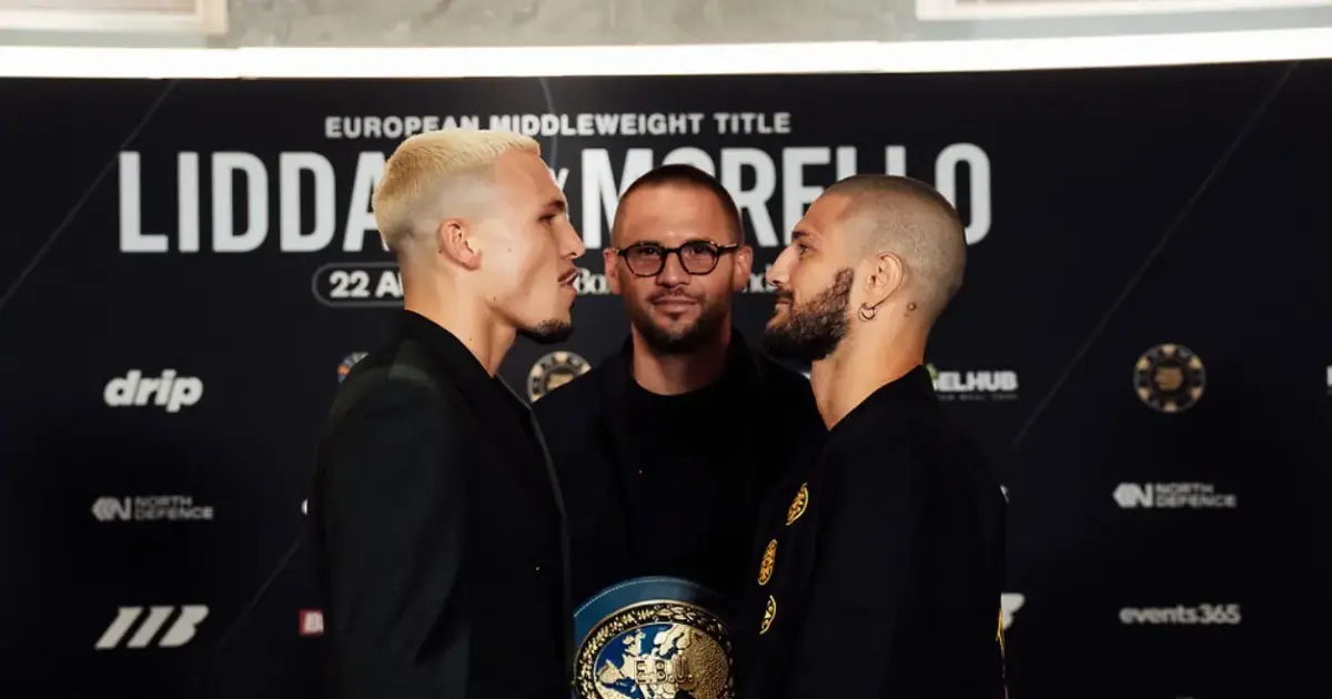 George Liddard and Dario Morello face off