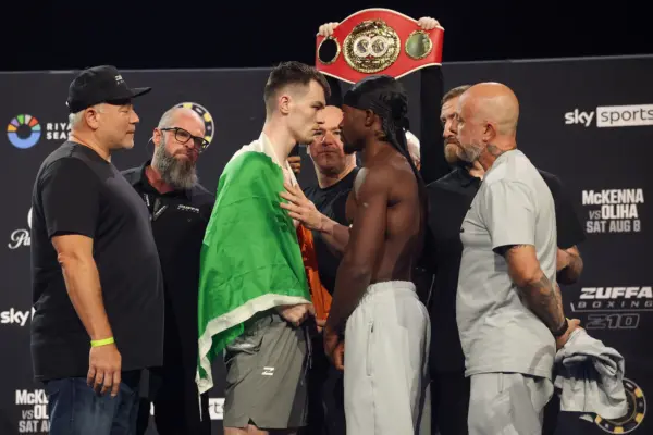 Aaron McKenna vs Etinosa Oliha face off