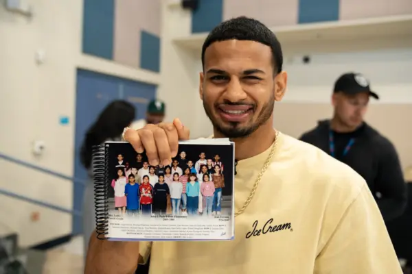 Rolly Romero at media day before Teofimo Lopez fight
