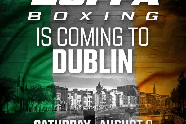 Zuffa Boxing 10 is coming to Dublin announcement