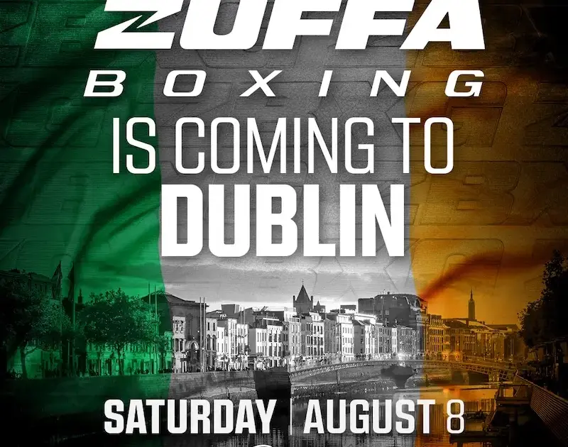 Zuffa Boxing 10 is coming to Dublin announcement