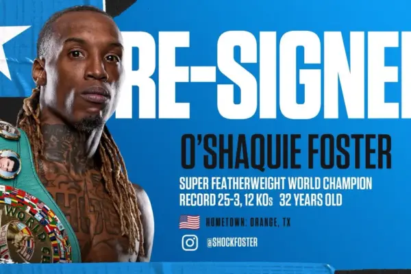O'Shaquie Foster on Top Rank press release for contract extension
