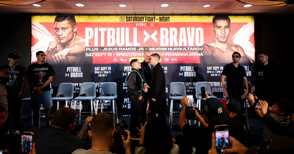 Isaac Cruz and Nestor Bravo face off