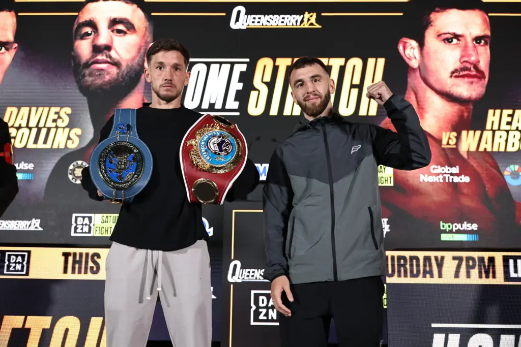 Liam Davies vs Nathaniel Collins meet at press conference