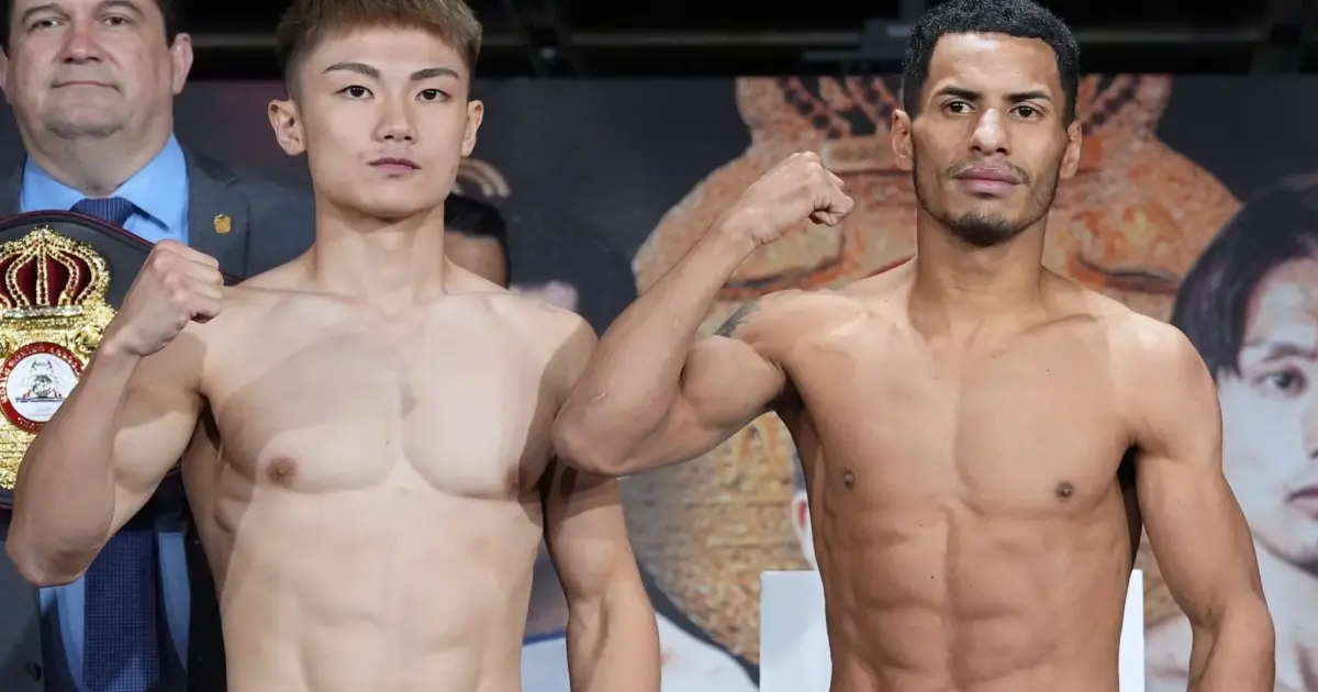 Daiya Kira and Carlos Cañizales pose for the cameras