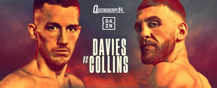 Liam Davies vs. Nathaniel Collins fight poster