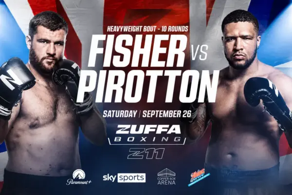 Johnny Fisher vs. Michael Pirotton fight poster